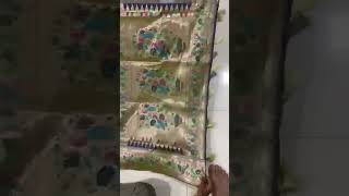 Patola Silk ORIJANAL CHIKANKARI Minakari WORK Saree // Yeola Paithani