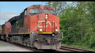 Ep37 - Madness on the Mohawk Subdivision! Part 2 (Amtrak meet, CN, NS with trailing BNSF, CSX)