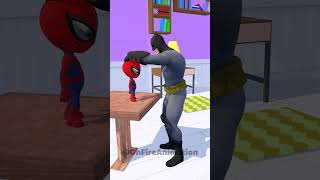 Spiderman Song with Lil spidy, Batman, and Scary Teacher 3D #shorts #comedy #animation #funnyvideos