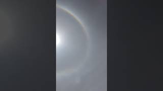 Kusu Island - 8 Sept 24 - A Sun Rainbow 🌈 at Kusu jetty at 1030am.