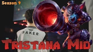 Faker - Tristana vs Karma Mid - Patch 9.19 LoL Season 9 KR Ranked | League of Legends Replays