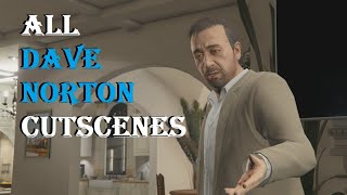 All DAVE NORTON 'DAVEY' Cutscenes in GTA 5 Story Mode | Julian Gamble