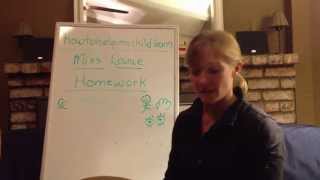 HOMEWORK strategies used by parents that WORK-Miss Lainie