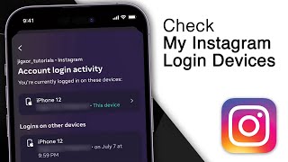 How To Check My Instagram Login Devices! [2024]