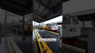 KA Argo Dwipangga Ngebut! di Stasiun Brambanan Klaten #shorts #keretaapi