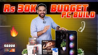 Rs 30000 Budget PC Build That Can Do it All! Gaming & Editnig PC Build In India 2023