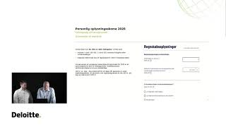 Webinar om oplysningsskema for personer - april 2021