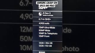 Samsung Galaxy 24 Ultra Specs &  Price 🔥🔥 Revealed  #galaxy24ultra #samsungs24ultra #samsunggalaxy