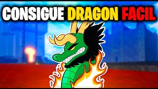 🍎CONSIGUE DRAGON FACIL EN BLOX FRUITS👀