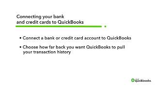 How to connect your bank & credit card accounts to QuickBooks Online