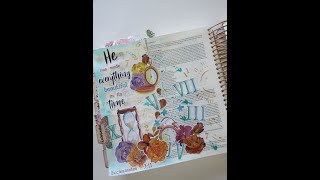 Technique Thursday #154 Ecclesiastes 3:11 Bible Journaling Page