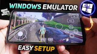 NEW WINDOWS EMULATOR FOR ANDROID - Play All PC Games | GTA5 on Android