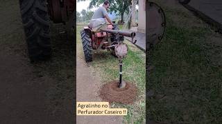 Agrale no Perfurador Caseiro / feito com diferencial de Chevette