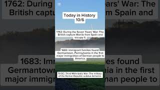 Today in History October 6th #History #otd