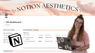 How I Make My Notion Aesthetic 💫 (Tips for Minimal + Clean Notion Setup)