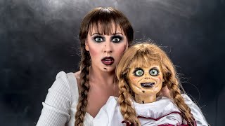 GET READY WITH US - ANNABELLE DOLL MAKEUP TUTORIAL