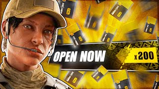 200+ ALPHA PACK OPENING... We Finally GOT It! | Rainbow Six Siege