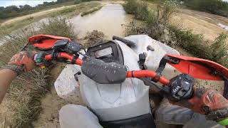 GROUP RIDE ON ATVS AT MOUNTAIN RIDGE ATV PARK PART 4