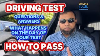 DRIVING TEST QUESTIONS and ANSWERS | Day Of The Test | How To Pass | Believe You Can!