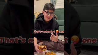 FINALLY TRIED!! DAVES HOT CHICKEN ( the REAPER)🥵 🌶️ #food #viral #fyp #youtube #shorts #viralvideo