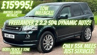 Freelander 2 2.2 SD4 DYNAMIC Auto 4WD! LOW MILEAGE!!!