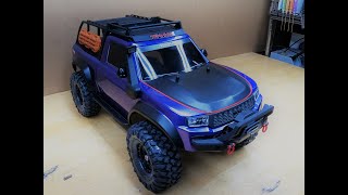 TRAXXAS TRX4 SPORT , LETS FINISH THE DAM THING , IT IS PURPLE