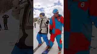 Tandem monoski pondskim! #skiing #crazy #extremesports