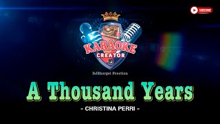 A THOUSAND YEARS | Christina Perri | KARAOKE CREATOR STUDIO #athousandyears #christinaperri #karaoke