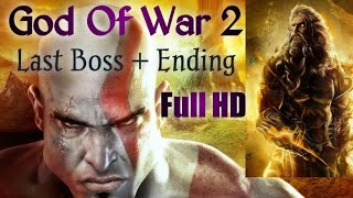 God Of War 2 Final Boss + Ending Full HD Story