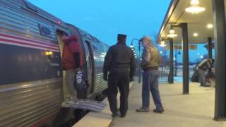 Downeaster #688 at Saco, Maine Station