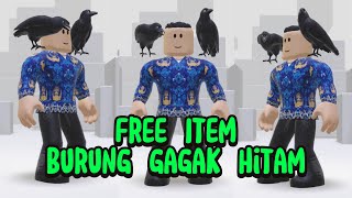 Cara Mendapatkan ITEM GRATIS BURUNG GAGAK HITAM THE HAUNT di ROBLOX 😍😍