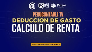 🔴ENVIVO - Deduccion de Gasto - Calculo de Renta