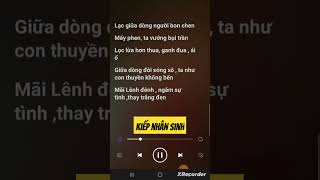 Bụi Trần (Kiếp Nhân Sinh) - Jin Tuấn Nam #karaoke #music #relax