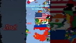 Strongest Countries Now/WW2/WW1 #viral #shorts #countryballs #onlyeducation