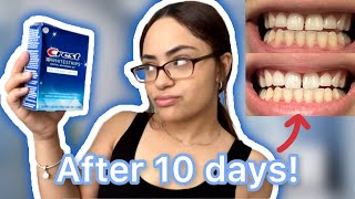 I tried the CREST 3D WHITESTRIPS!