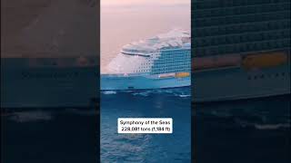 Biggest Cruise Ships in the World 🤯 #royalcaribbean