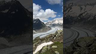 Aletsch Gletscher ❤️🇨🇭⛰️#mountains #switzerland #travel #nature #swissnature