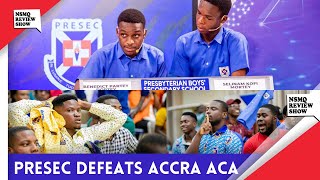 PRESEC LEGON BREAKS THE HEART OF ACCRA ACADEMY YET AGAIN 💔🥲 NSMQ 2023