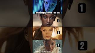 Who could play in Avatar 3? 💙Music: Only God by @speciimen_ #rihanna #hallebailey #willowsmith