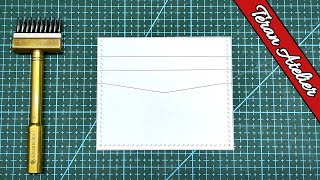 Stitching Holes for Leather Patterns (CAD)