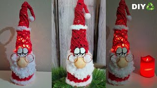 Christmas Crafts🎄A Gnome made of tread with his own hands.Christmas Gnome DIY