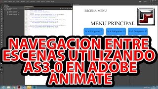 Navegacion entre escenas utilizando AS3.0 en Adobe Animate