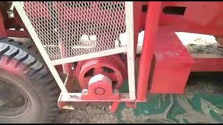 Mahindra Multicrop thresher in Jeera crop