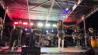 RAQUEL RAMIREZ with The Band August, “Conga Medley” The Food & Muzic Fest, 9-30-23, Visalia, CA