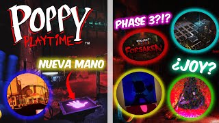 GAMEPLAY DEL CAPÍTULO 3, ASPECTO DE JOY, PHASE 3 Y Más... (Poppy Playtime)