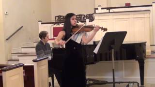 Julia Su, Saint-Saens Violin Concerto #3 1st movement