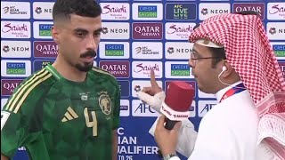 شاهد تصريحات علي لاجامي ولحظة انفعاله بعد الخسارة من منتخب اليابان في مباراة منتخب السعودية واليابان