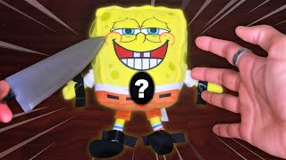 CUTTING OPEN SPONGEBOB SQUAREPANTS AT 3AM!! *WHAT’S INSIDE SPONGEBOB SQUAREPANTS*