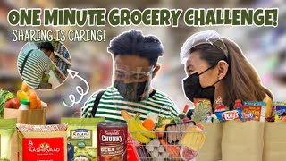 ONE MINUTE GROCERY ALL YOU CAN CHALLENGE!! (GONE WRONG!)