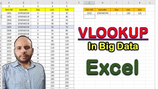 how to apply vlookup on big data in excel sheet | how to use vlookup function | vlookup formulas